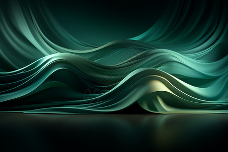 抽象3D波浪背景背景图片