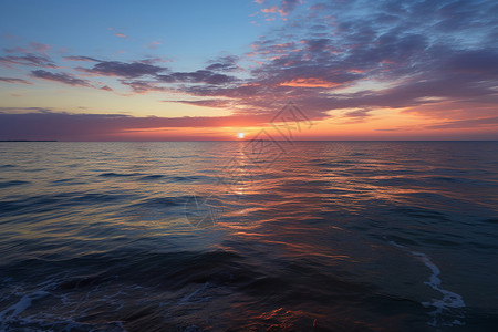 彩色波纹光效宁静的彩色海滩背景