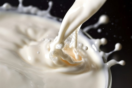 健康又营养的牛奶高清图片