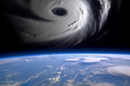 气旋宇宙中的飓风设计图片