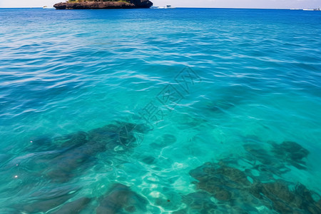 夏天河流起伏图片