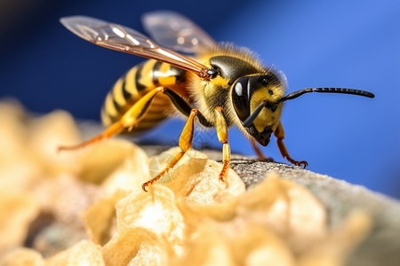 危险大黄蜂害虫昆虫图片
