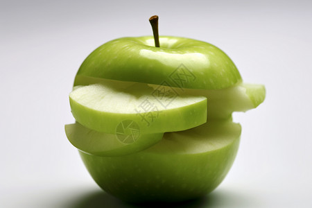 营养丰富的青苹果图片