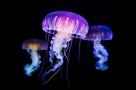 水族馆的水母图片