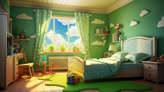 梦幻般的儿童房间图片
