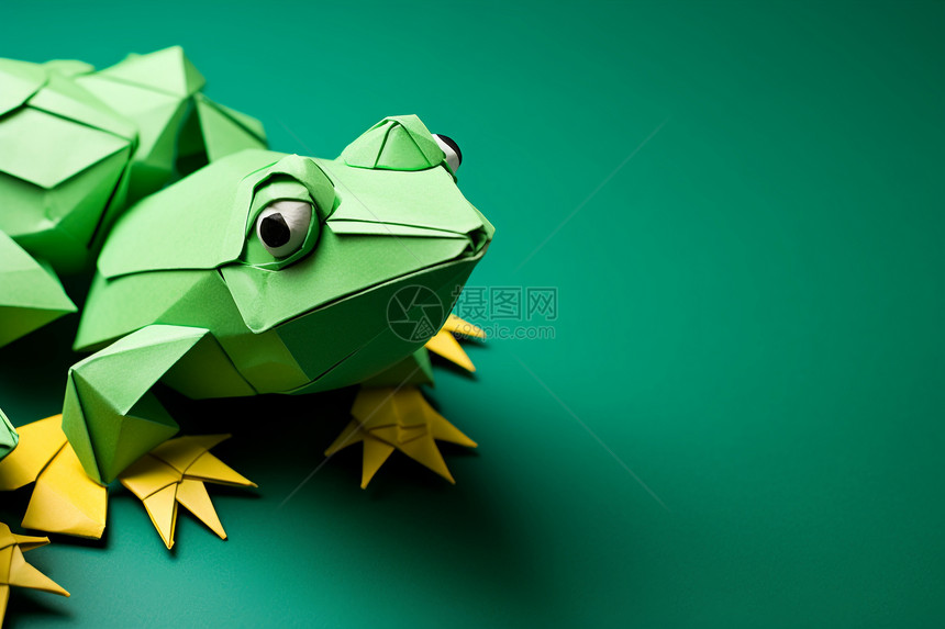 可爱的折纸青蛙图片