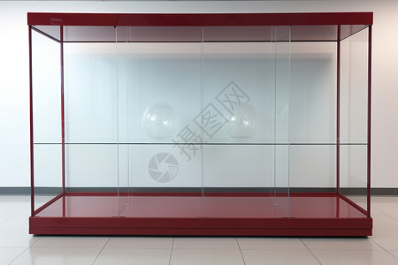 空白的玻璃建筑背景图片