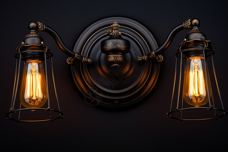 古典灯具古典的壁灯背景