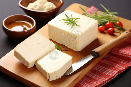 豆腐食品背景图片