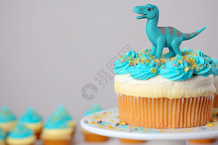 恐龙生日蛋糕背景图片