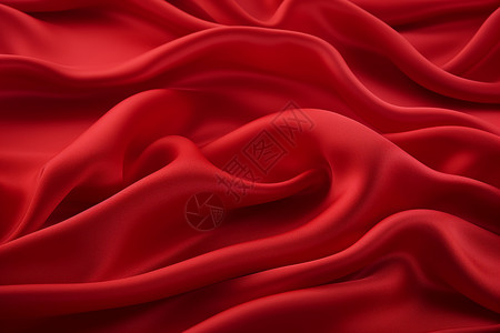 柔软的红色丝绸图片