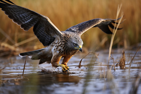 野生动物鹞鸟高清图片