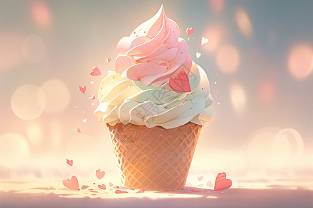 冰淇淋爱好者的最爱背景图片