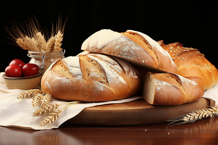 健康谷物法式面包图片
