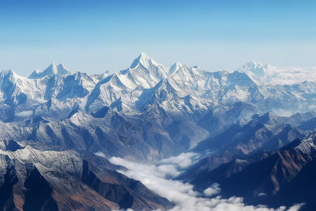 美丽的珠穆朗玛峰山脉图片