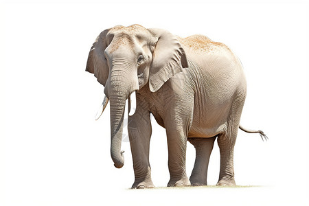 巨大的野生大象背景图片