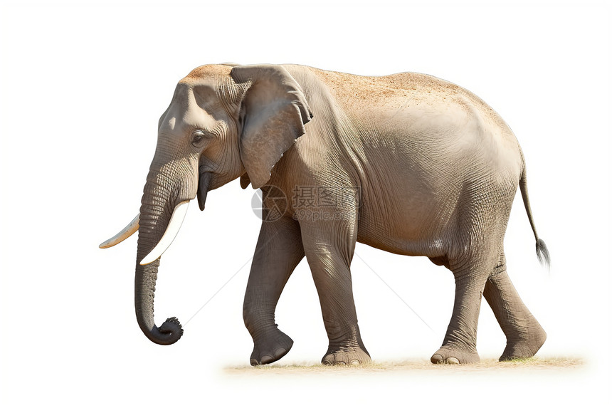 热带森林中的大象图片