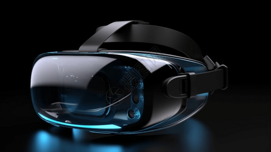 未来派虚拟现实技术的护目镜图片