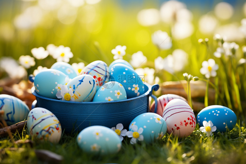 复活节日的彩蛋图片