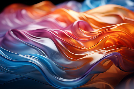 流体形式液体色抽象背景设计图片