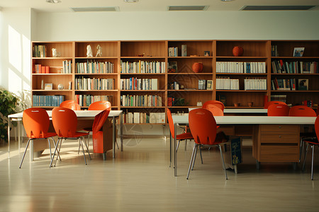 大学校园的图书馆图片