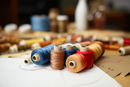 纺织工业线轴图片