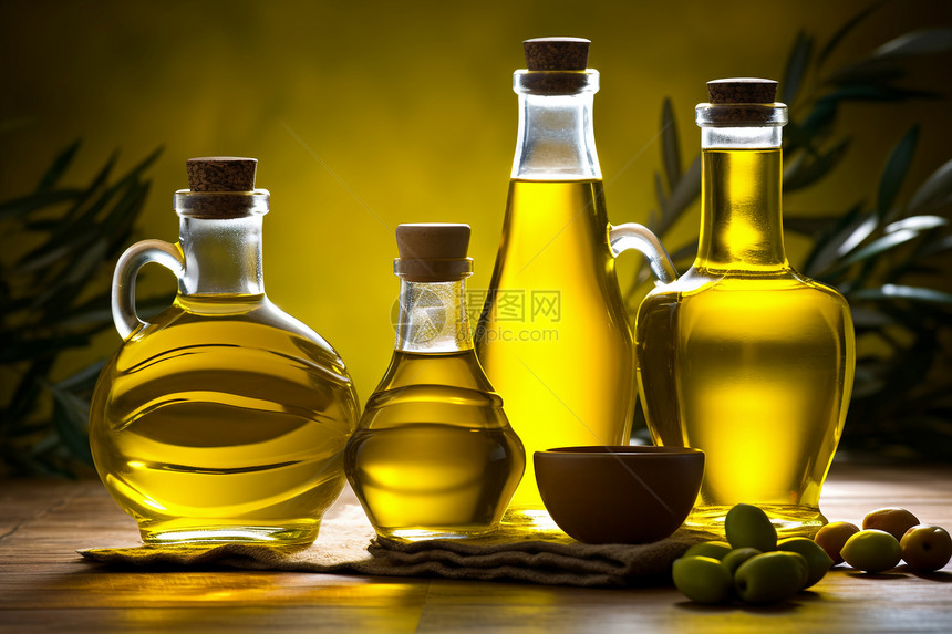 健康新鲜橄榄油图片