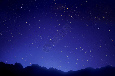 夜空中的星背景图片