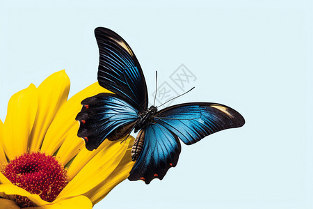 蝴蝶和花背景图片