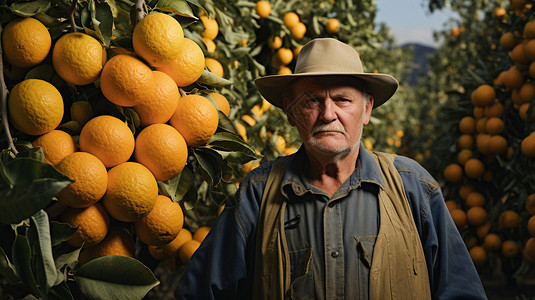 农民收获葡萄柚图片
