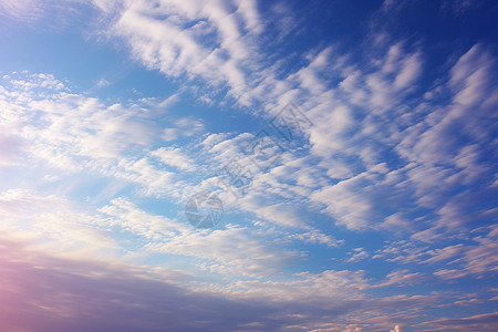 蓝色的天空云彩图片