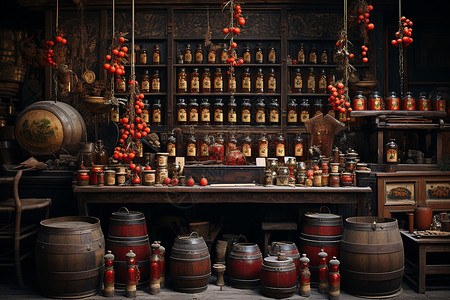 中国传统酒罐图片