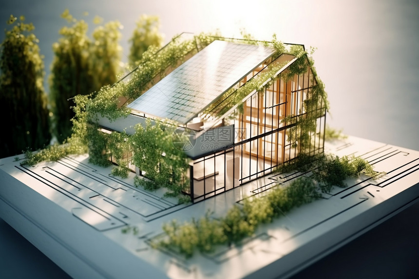 住宅建筑模型图片
