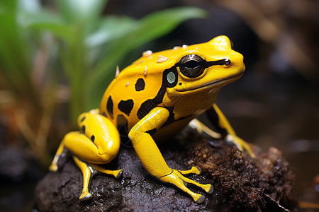 雨林地区的金蛙图片