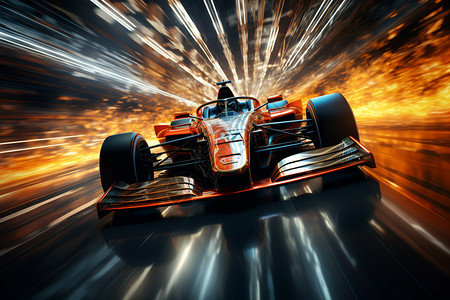 令人兴奋竞速的赛车比赛设计图片