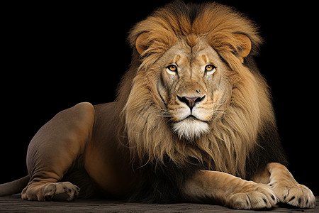 趴着的狮子趴着的大狮子高清图片