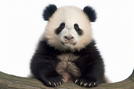 呆萌的熊猫幼崽图片