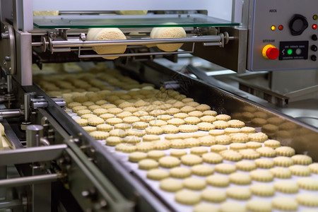 大型饼干生产工厂图片