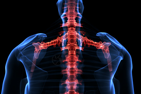 颈部护理医疗放射影像设计图片