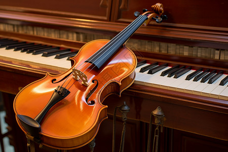 古典小提琴乐器图片