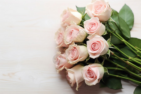 浪漫粉红色花束图片