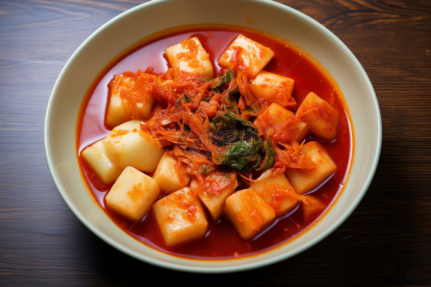韩国的特色辣泡菜图片