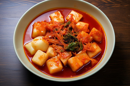 韩国的特色辣泡菜图片