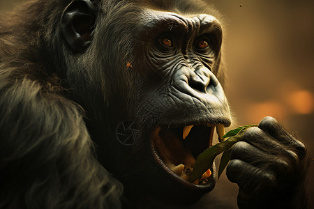 野生的大猩猩图片
