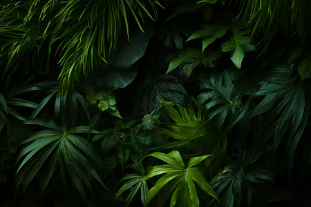 丛林的植物图片