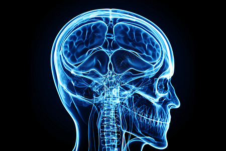 颅骨神经病学研究设计图片