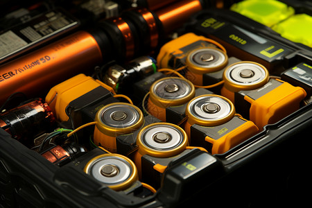 创新科技的电池背景图片