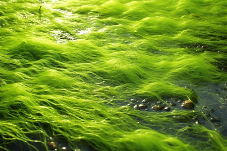 沼泽生长的海藻设计图片