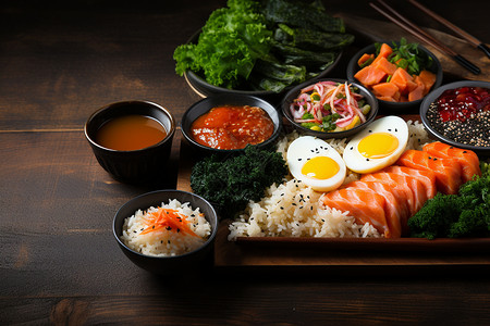 传统美食的日式料理图片