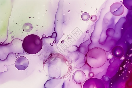 渐变抽象的紫色气泡背景背景图片